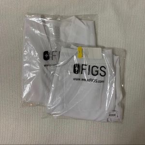 XS White Figs Scrub Set